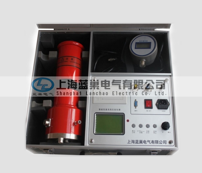 ZGF-120KV/2mA大屏智能直流高壓發(fā)生器。應(yīng)用AIPWM技術(shù)，對PWM技術(shù)的不準(zhǔn)確線性度進(jìn)行了調(diào)整，使儀器精度得到了大幅度提高。并采用AI技術(shù)設(shè)定過壓保護(hù)和過流保護(hù)取代了數(shù)字撥盤開關(guān)只能設(shè)定電壓值